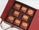 جعبه های هدیه کارتن هارددیسک لوکس قرمز بسته بندی شکلات نوع تاشو